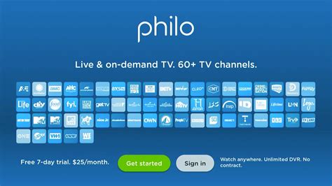 Philo: Live and On.